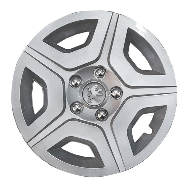 قالپاق سمند طرح تارا با آرم پژو برعکس برند ابویی 4 عددی