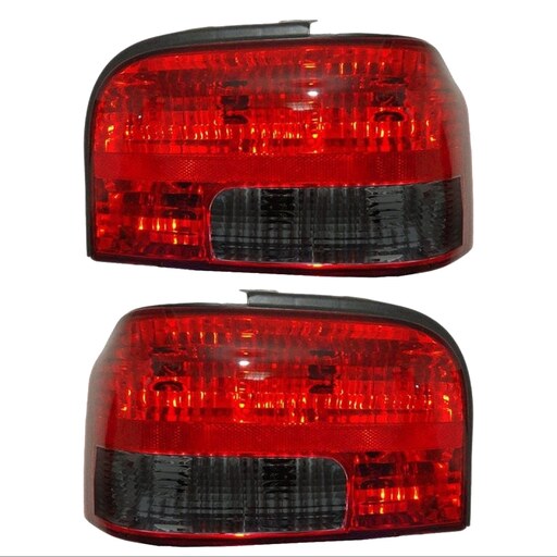 چراغ عقب پراید صبا جدید طرح قرمز مشکی برند گسترش یدک آذرکو